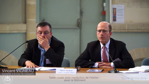 Table ronde 'le bâtiment'