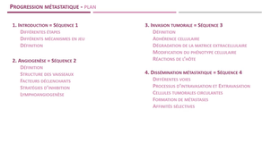 DFGSM2 - MED0302 - Progression métastatique - Présentation du cours