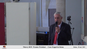 Thierry ROY Premier Président près la Cour d'appel de Reims