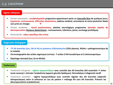 DFGSM3 - MEDLIB0503 - Aminoacidopathies et déficits du cycle de l'urée (Partie 1)