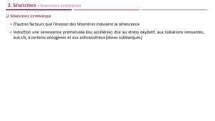 DFGSM2 - MED0302 - Mort cellulaire - Sénescence