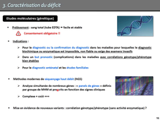 DFGSM3 - MEDLIB0503 - Bilans biologiques d'exploration des maladies héréditaires du métabolisme (Partie 2)
