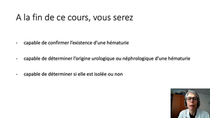 DFGSM3 - MED0605 - Reins et voies urinaires - Hématurie : introduction