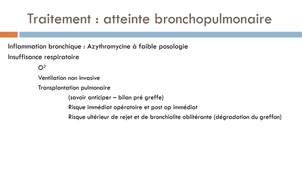 DFGSM2 - MED0302 - Mucoviscidose - Perspectives thérapeutiques