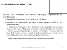 UE6 - CM6 - MC Andry - Formes médicamenteuses - 4