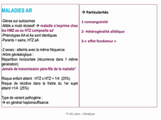 DFGSM2 - MED0307 / DFGSM3 - MED0601 - Génétique médicale (e-learning) 5-2