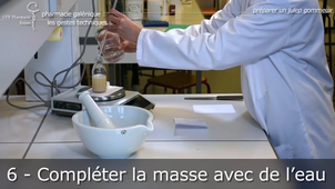 Préparer un julep gommeux