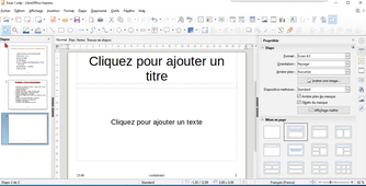 PASS - Semestre 1 - UE 15 - Informatique et numérique - LibreOffice Impress - Environnement de LibreOffice Impress (Partie 1)