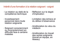 PASS / L.AS - UE 11 - Sciences humaines et sociales - Relation soignant-soigné