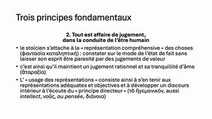 Introduction stoÃ¯cisme