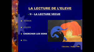 Lecture d'images - Fin