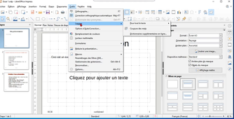 PASS - Semestre 1 - UE 15 - Informatique et numérique - LibreOffice Impress - Environnement de LibreOffice Impress (Partie 4)