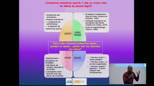 Face à des situations évaluatives (avant, pendant et après), quelles sont les réactions des élèves?