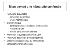 hématurie CP