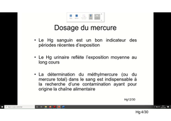 Toxicologie du Mercure et du Plomb 2