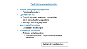 DFGSM2 / DFGSMa2 - MED0304 - Thrombopénies constitutionnelles