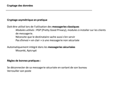 FSNS C11 - Cryptage des données