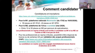 Présentation Master MEEF Pratiques et Ingénierie de la Formation
