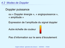 DFGSM2 - MED0302 - Imagerie Médicale - Doppler
