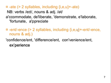 L2-S4 - Word stress - Derivatives