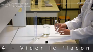 Jauger un récipient