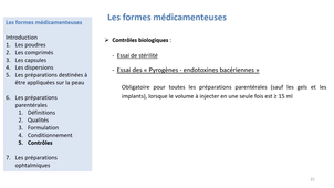 8-UE23 PHARMACIE GALENIQUE Formes med3