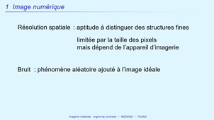 DFGSM2 - MED0302 - Visualisation des images numériques - Généralités sur l'image numérique
