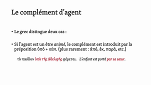 Voix passive et compl d'agent