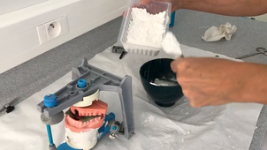 RMM avec cire d'occlusion