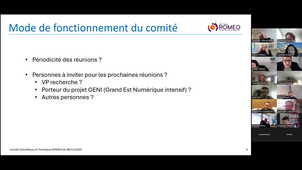 Comité scientifique et technique 20251208
