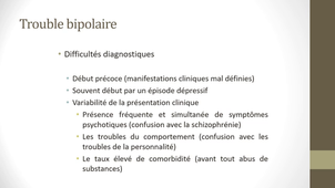 Cours 3 - Troubles thymiques