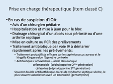 infections osteo-articulaires de l'enfant (item A)