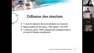 Présentation de l'évaluation des formations et des enseignements par les étudiants