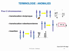 DFGSM3 - Semestre 2 - MED0601 - Génétique médicale - Séquence 11.1 - Terminologies anomalies