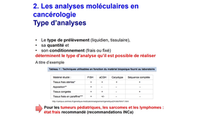 DFGSM2 - MED0302 - Tumorothèques